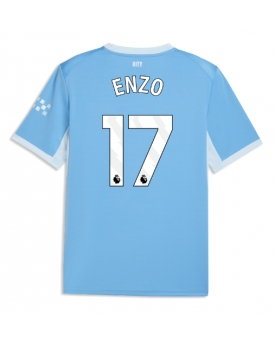 Manchester City Enzo Fernandez #17 Maglia Gara Casa Repliche 2026-27 Maniche Corte Manchester City Enzo Fernandez #17 Maglia Gara Casa Repliche 2026-27 Maniche Corte